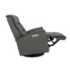 Fauteuil relax en cuir pivotant