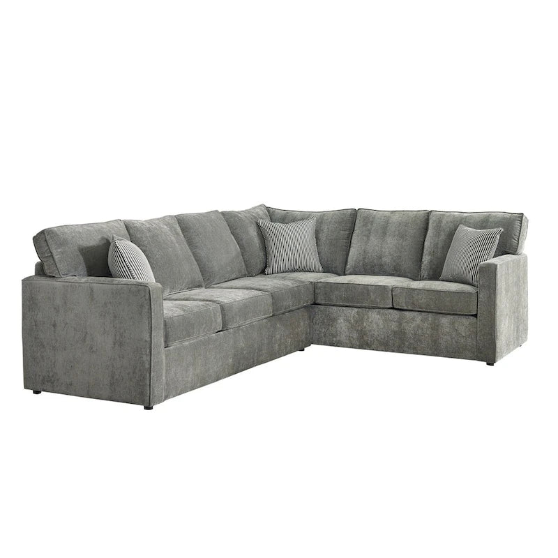 Canapé-lit gris, grand lit (Queen Size)